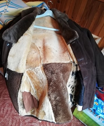 Pánsky kožuch, darček - čiapka, l