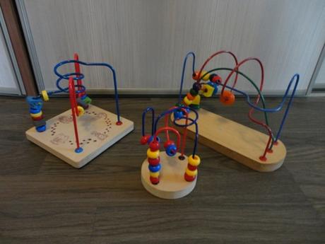 Labyrinty + počítadlo - logické hračky, 