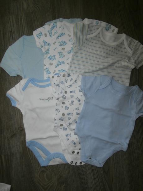 Body s krátkym rukávom 6ks, 50–62