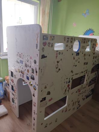 Vyvýšená posteľ 80x200 cm, šírka (cm): 80,dĺžka (cm): 200