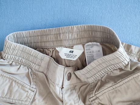 Cargo šortky, h&m,128