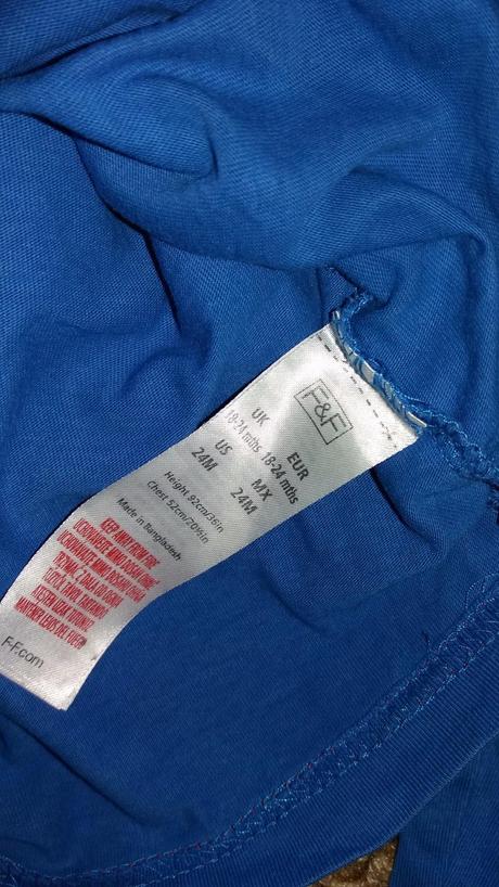 Tričko , f&f,92