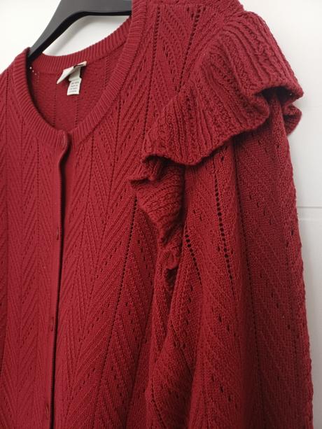 Bordový sveter, bonprix,50