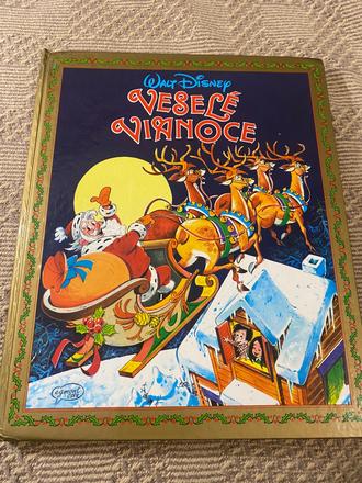 Krásna zberateľská kniha walt disney veselé vianoc, 
