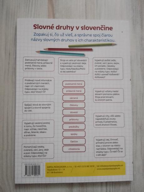 Pracovná učebnica slovenský jazyk pre 5.ročník, 