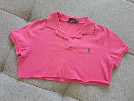 Crop tričko, ralph lauren,l