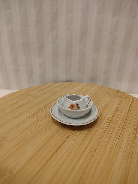 Vintage mini porcelán pre bábiky georgína 3ks 70.r,