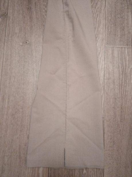 Bezove bavlnene elasticke zvonove nohavice xl top, dromedar,xl