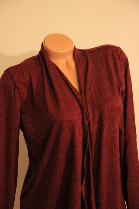 Červený kardigan, m, m