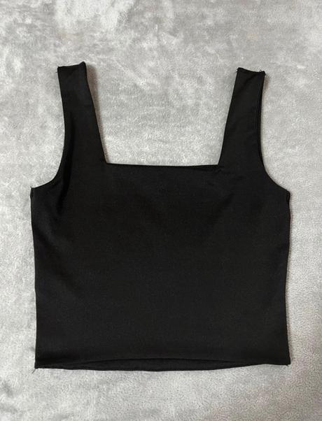 Lesklý crop top, amisu,xs