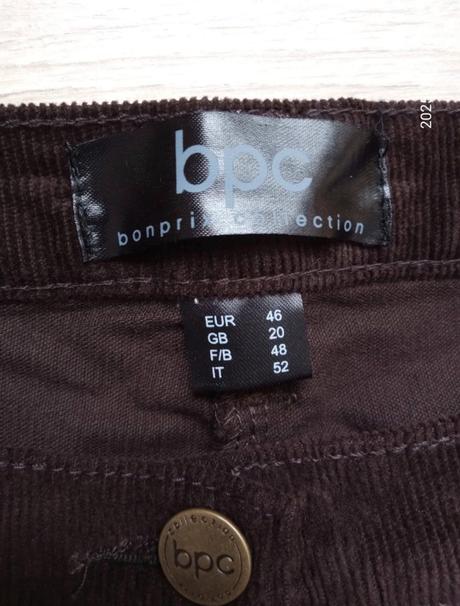 Mencestraky čokoládovej farby, bonprix,46