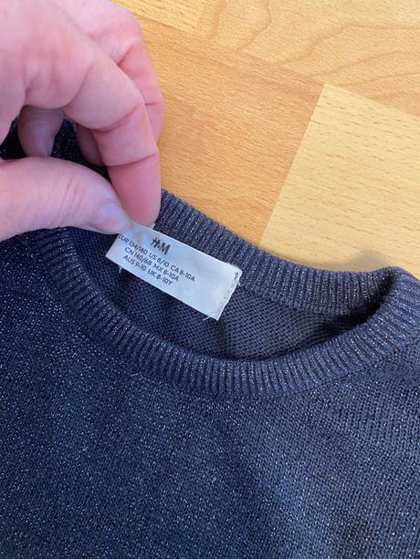 H&m pletený komplet 134/140, h&m,134