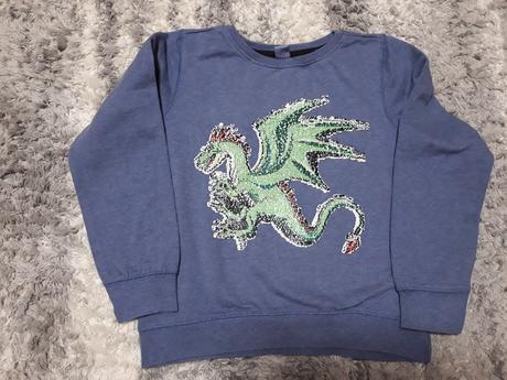 Mikina s obojstrannými flitrami, dopodopo,116