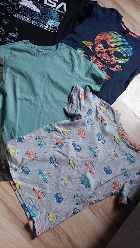 Tričká 6ks, reserved,128