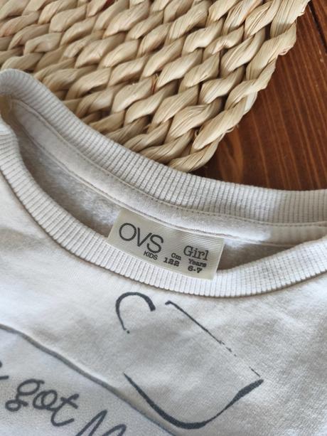 Mikinka ovs 116-122 bezova, ovs,116