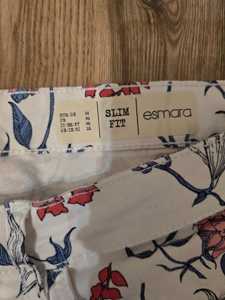 Kvietkované nohavice, esmara,44