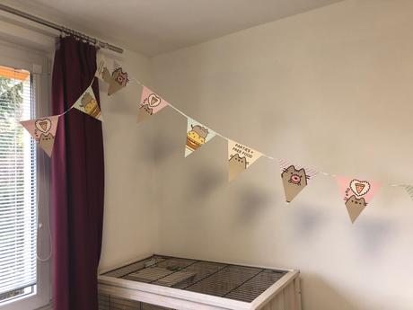 Predám girlandu pusheen, 