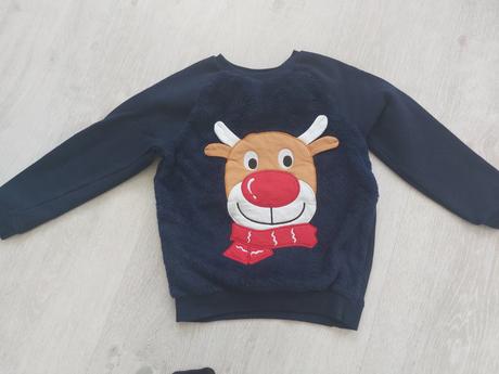 Vianočná mikina veľ.110/116, 116