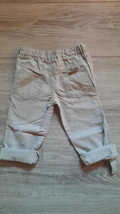 Super bavlneno lanove nohavice 2 v 1, marks & spencer,110