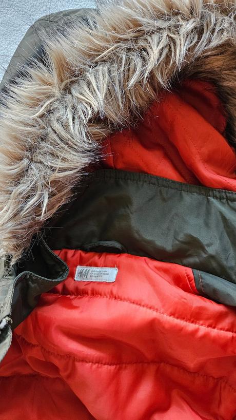 Khaki vetrovka, h&m,158