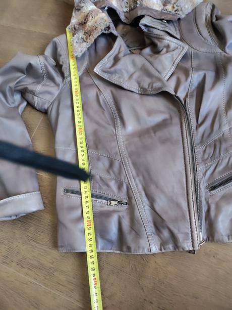 Dámska kožená bunda crisca, 40