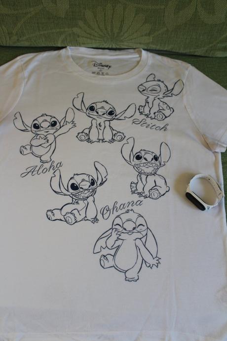 Stitch hodinky a tričko, disney