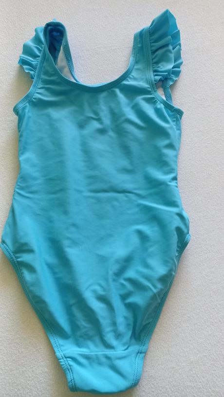 Modré celé plavky 116/122, bonprix,122