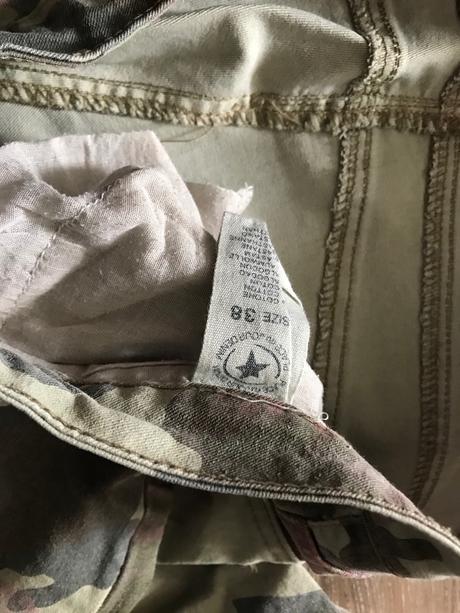 Elastické maskáčové nohavice/rifle, 38