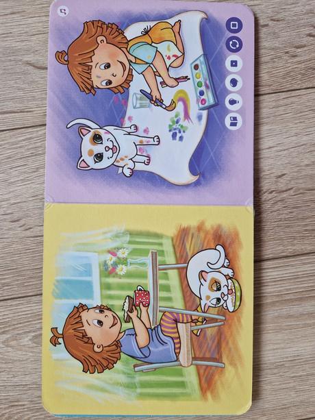 Denne činnosti, albi kniha. kúzelné čítanie, 