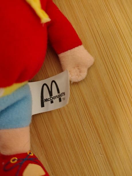 Plyšový retro noddy, mcdonald's 2001, 18 cm, 