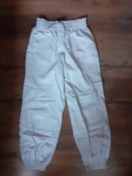 Nohavice lanové, zara,140