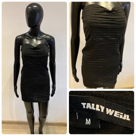 Dámske elegantné šaty čierne tally weijl (m), tally weijl,m