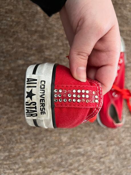 Tenisky swarovski, converse,38