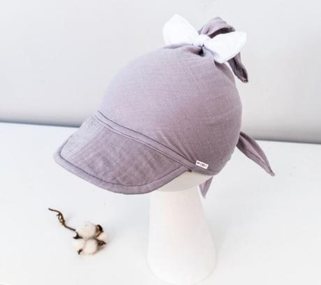 Bavlnená šatka nellys - sivá, 