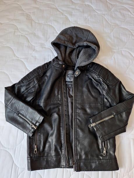 Koženková bundička veľkosť 122, palomino,122