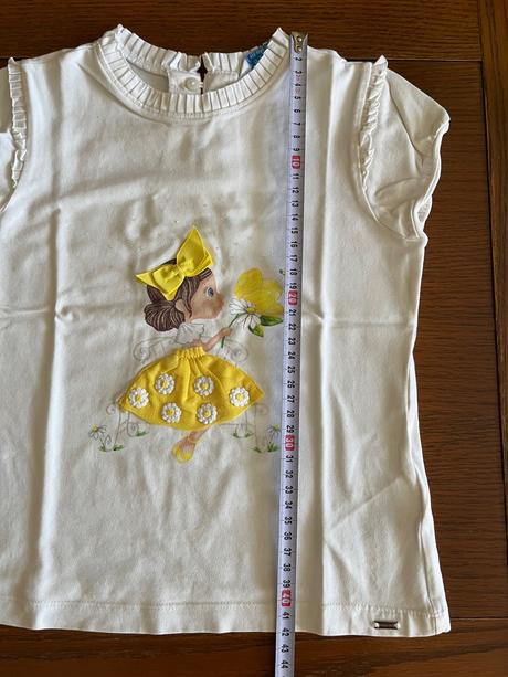 Elegantné tričko s dievčatkom s 3d sukničkou, mayoral,128