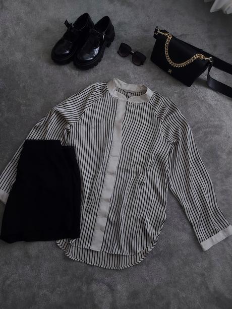 Saténová blúzka, h&m,m