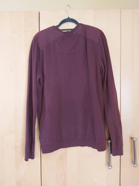 Pánsky pulover bordovej farby č.m, m