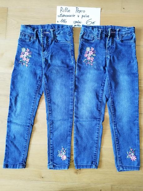 Dievčenské rifle pepco v. 116, 116