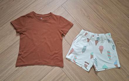Chlapčenská súprava (tričko + kraťasy), lindex,98