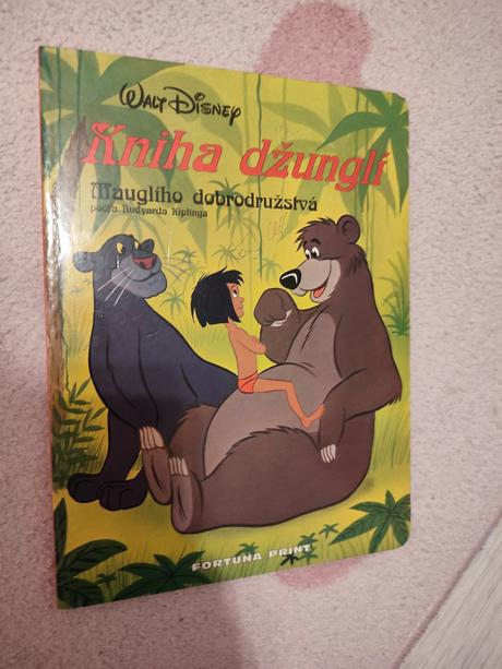 Maugli kniha džunglí leporelo knizka,