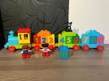 Lego duplo vláčik s číslami, 