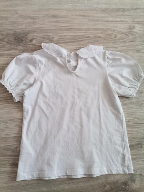 Dievčenske tričko s golierikom, pepco,122