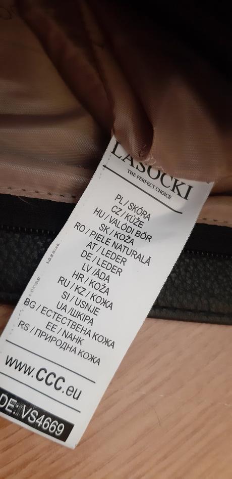 Originál kožená kabelka lasocki, lasocki