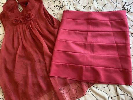 Podšitý top - blúzka comma + sukňa v. s, 38