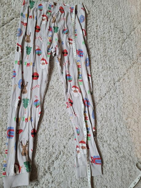 Vianocne pyžamá h&m dvojicky, h&m,122