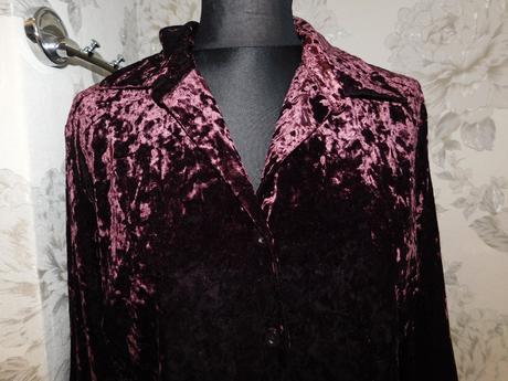 Zamatova košelova bluzka, 40