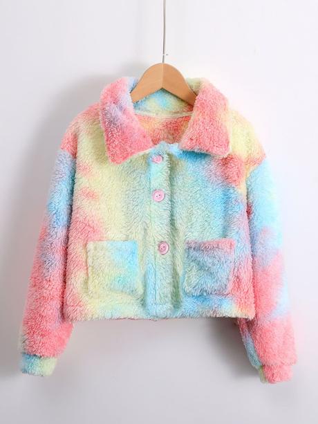 Bunda teddy farebná, 116 - 152