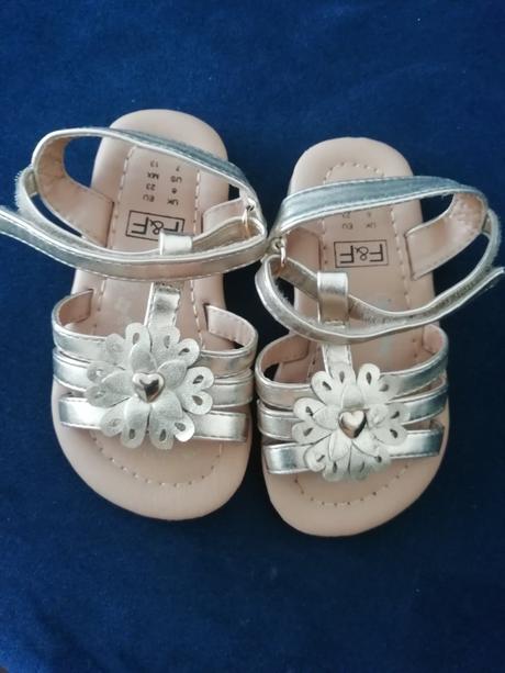 Zlate sandalky f&f vd 14 cm, f&f,23