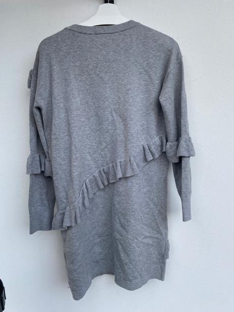 Vlnený sveter s volanmi hugo boss orange, hugo boss,s